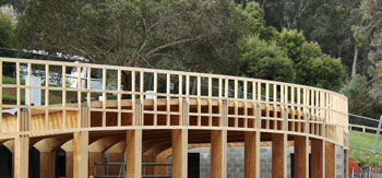 Candlebark School Library construction - Paul Haar