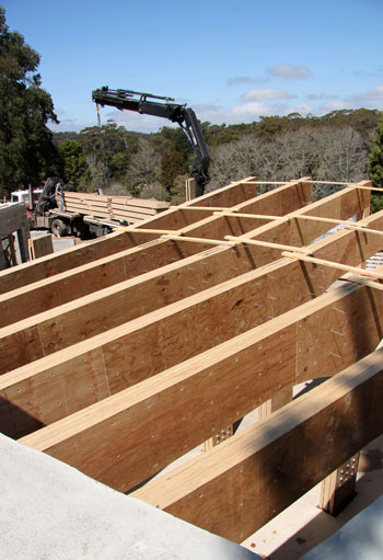 Candlebark School Library construction - Paul Haar