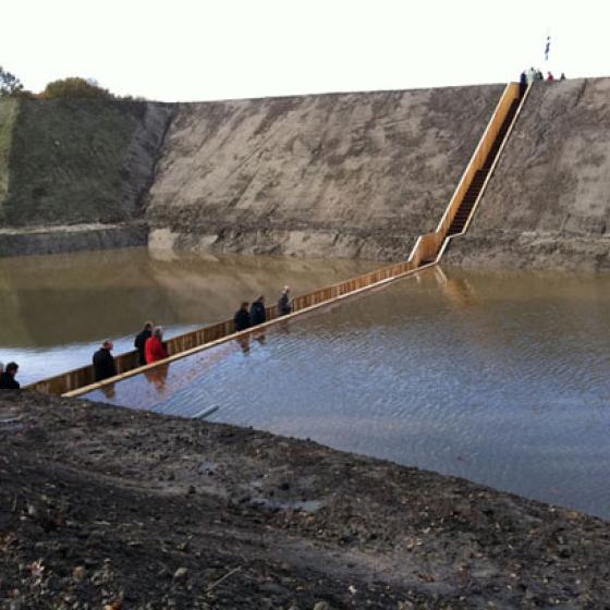 RO&AD sunken pedestrian bridge