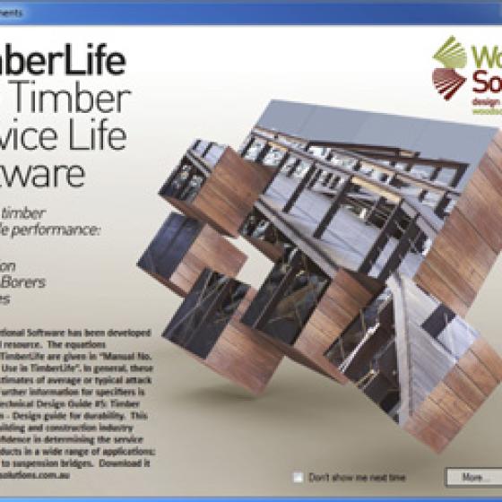 Timber Life software splash screen