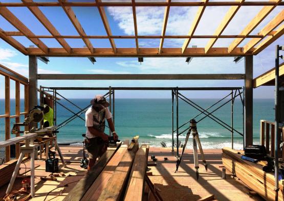 a man working on a construction site