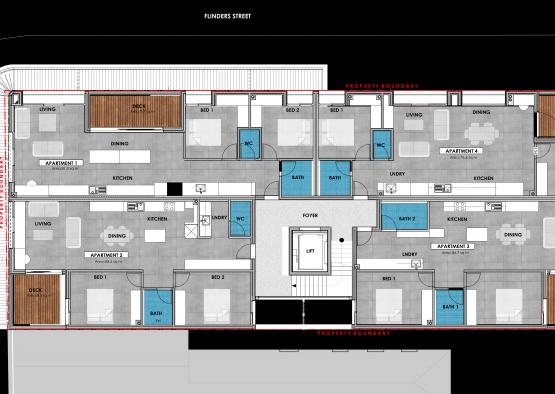 a floor plan of a building