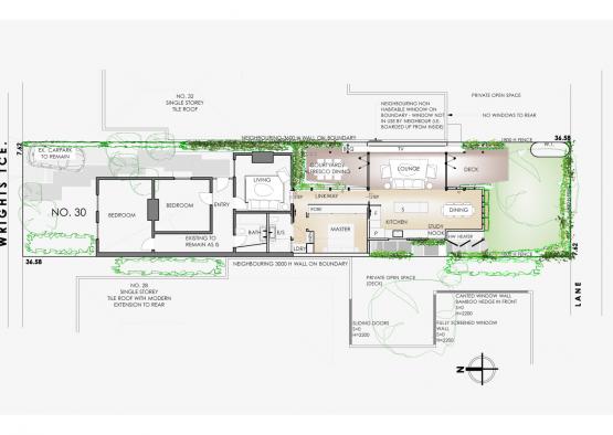 a floor plan of a house