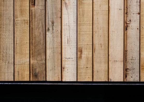 a wood planks on a wall