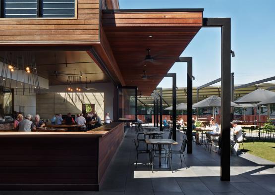 a restaurant with tables and chairs