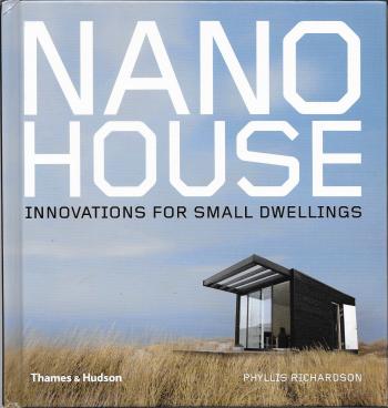 a book cover with a small house
