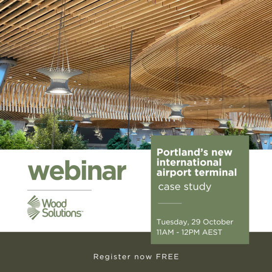 WoodSolutions Webinar | Portland’s new international airport terminal case study